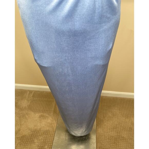 BAOBAB Luna Llena One Shoulder Cutout Ruched Metallic Galactico Maxi Dress Sz M - Picture 6 of 9